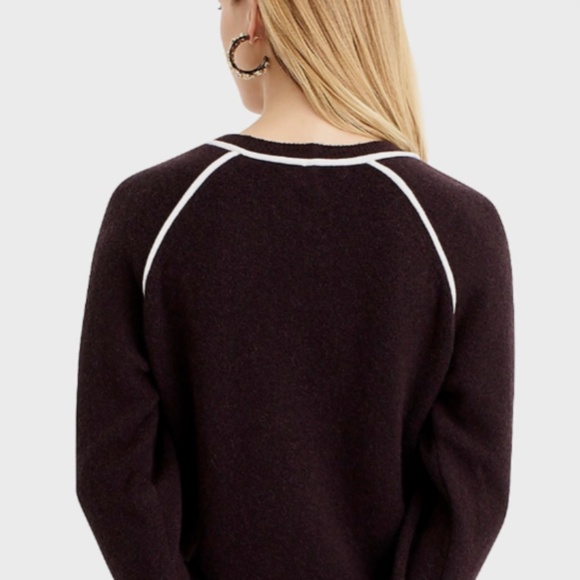J. Crew Black Raglan Sleeve Sweater - Picture 3 of 3